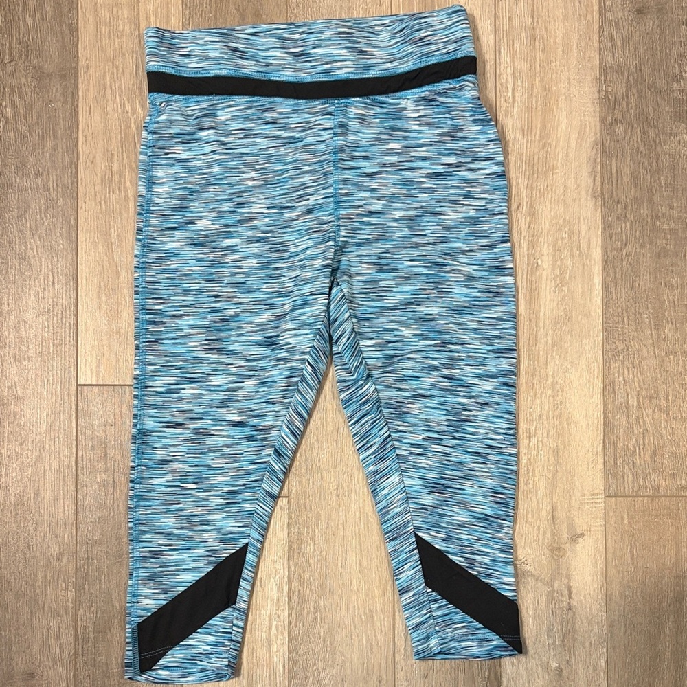 Beverly Hills Polo Club Kids Blue Patterned Leggings